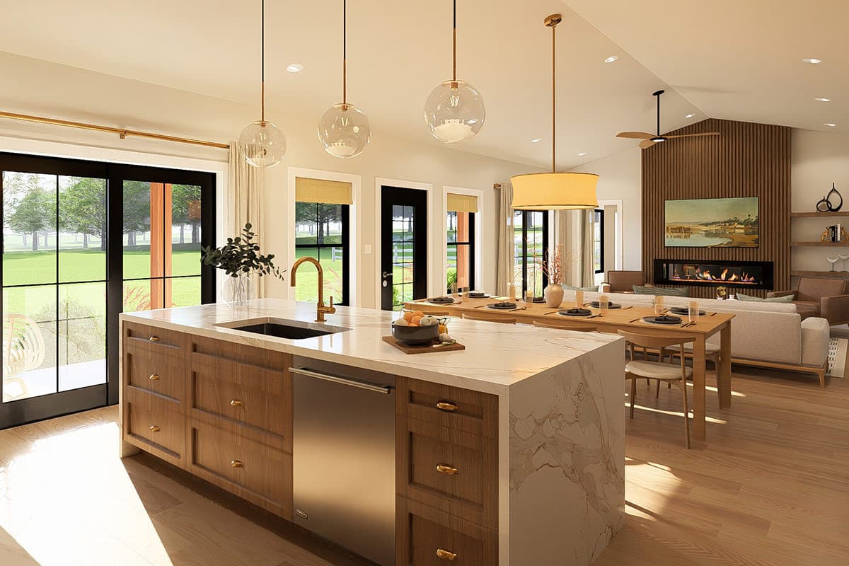 Plan 67854MG: Modern Farmhouse House Plan with 2 Bedrooms and Spacious Front Porch - Image #10 - Country, Craftsman, Farmhouse, Modern Farmhouse, Ranch