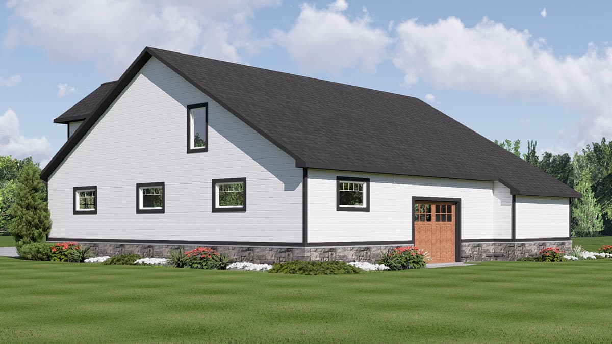 Plan 135441GRA: New American House Plan with RV Garage and Theatre Room - Image #4 - Country, Craftsman, Mountain, New American