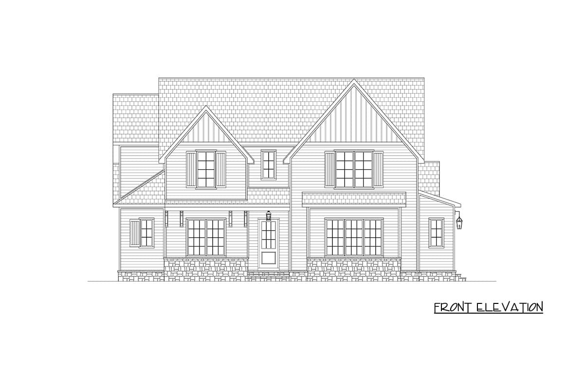 Plan 930001TLR: Modern Farmhouse House Plan with Five Bedrooms and Cathedral Ceilings - Image #4 - Modern Farmhouse, New American, Southern, Traditional