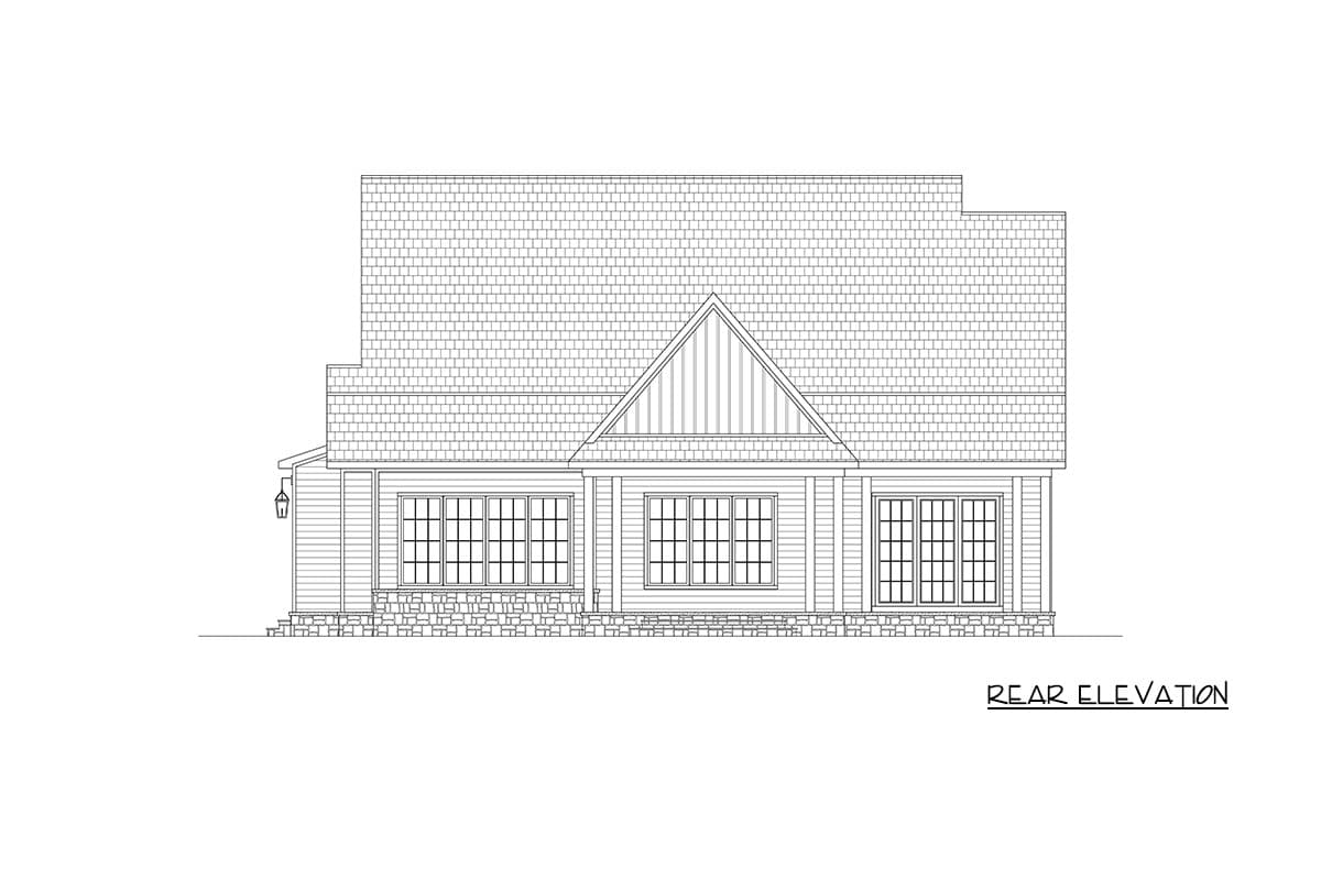 Plan 930001TLR: Modern Farmhouse House Plan with Five Bedrooms and Cathedral Ceilings - Image #6 - Modern Farmhouse, New American, Southern, Traditional