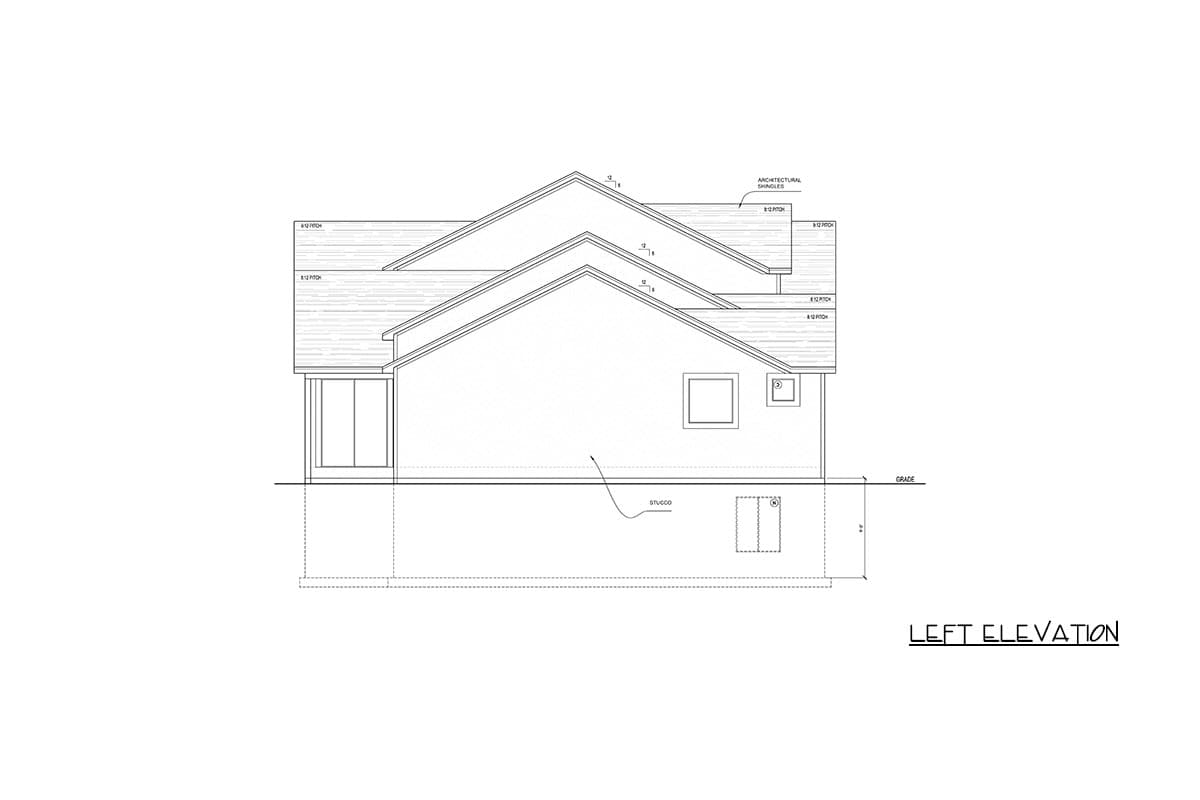 Plan 849110PGE: Farmhouse House Plan with Three Bedrooms and Three-Car Garage - Image #4 - Farmhouse, New American, Traditional