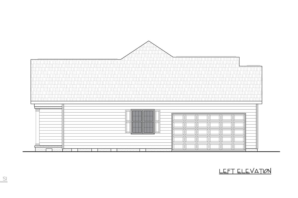Plan 25968GE: Craftsman Ranch House Plan with Three Bedrooms and Front Porch - Image #4 - Craftsman, Ranch, Traditional