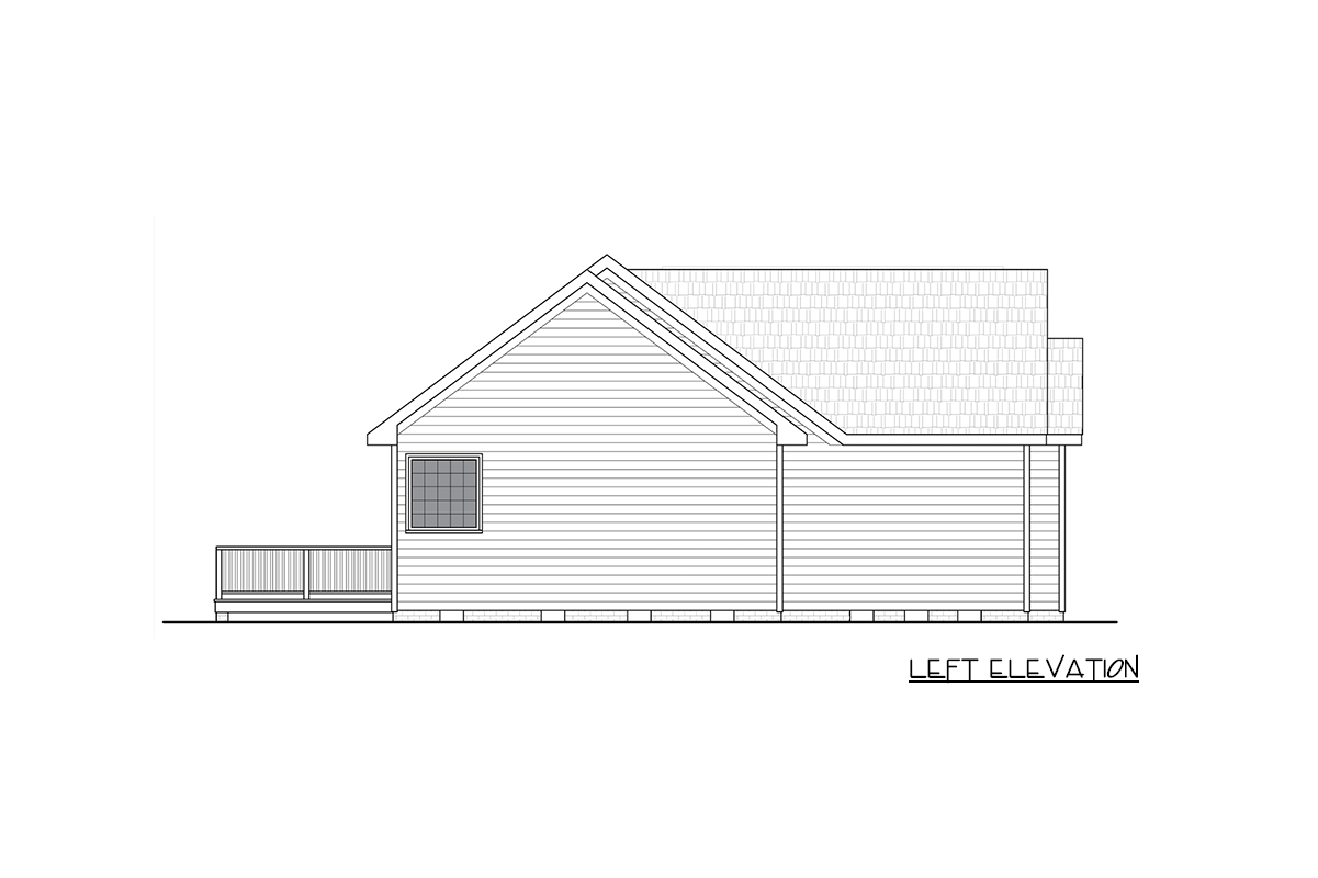 Plan 25969GE: Charming Three Bedroom Traditional Ranch House Plan with Attached Garage - Image #4 - Ranch, Traditional