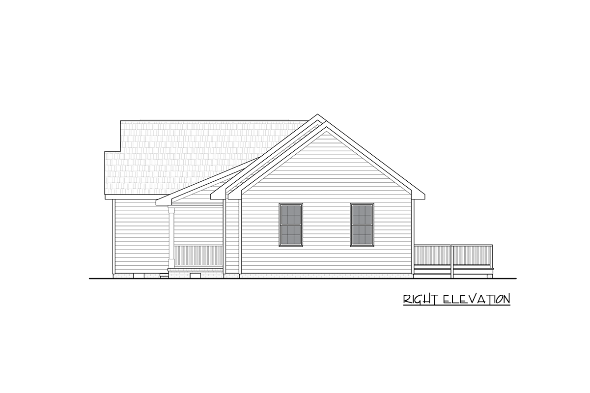 Plan 25969GE: Charming Three Bedroom Traditional Ranch House Plan with Attached Garage - Image #6 - Ranch, Traditional