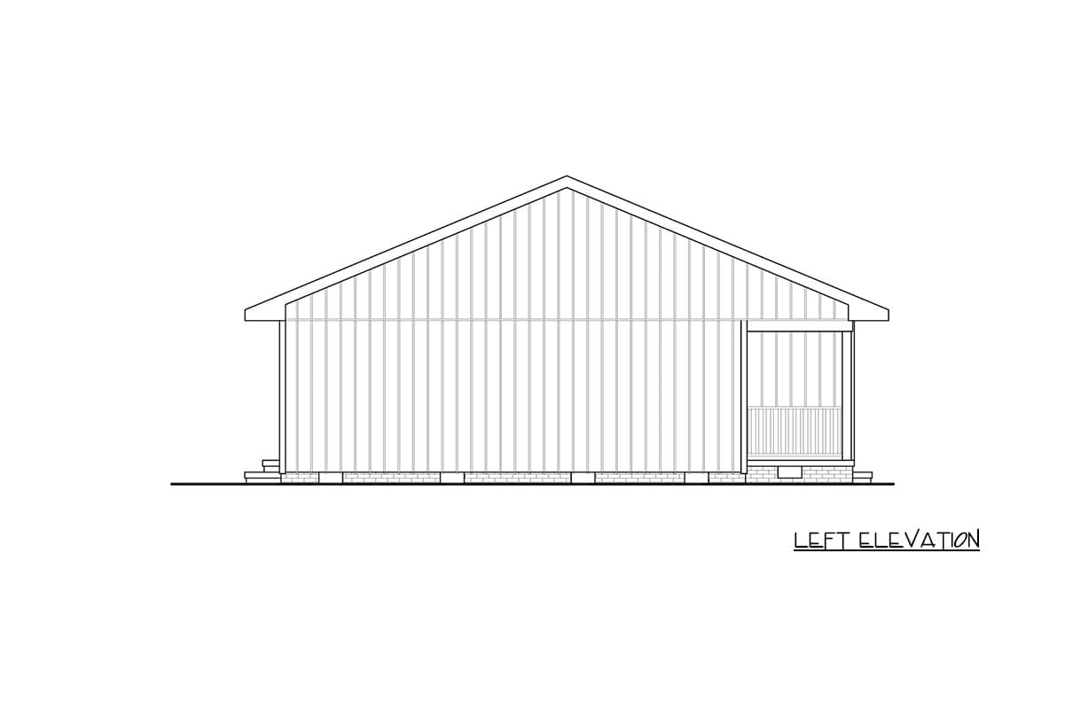 Plan 25971GE: Three Bedroom Traditional Ranch House Plan with Inviting Front Porch - Image #7 - Ranch, Traditional