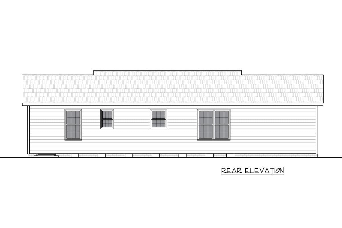 Plan 25973GE: Charming Three Bedroom Ranch House Plan with Classic Brick Exterior - Image #5 - Ranch, Traditional