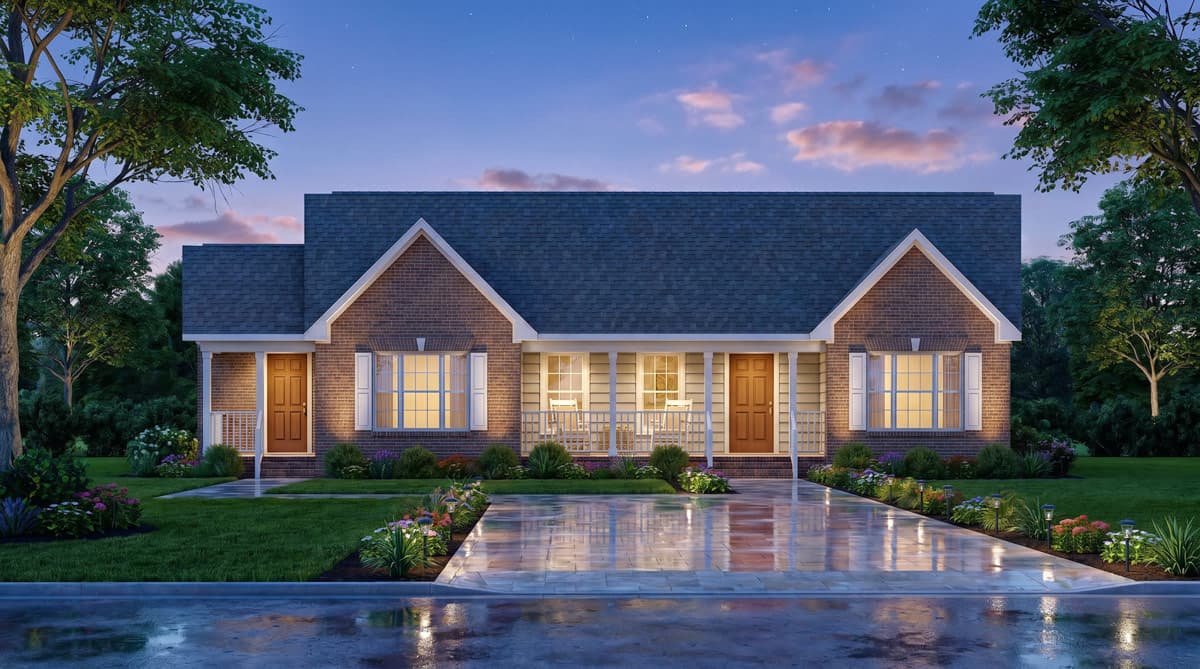 Plan 25974GE: Traditional Three Bedroom Ranch House Plan with Inviting Front Porch - Image #3 - Ranch, Traditional