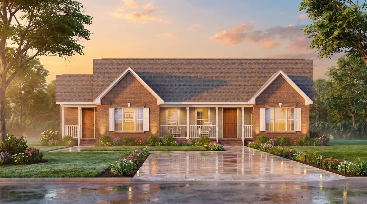 Plan 25974GE: Traditional Three Bedroom Ranch House Plan with Inviting Front Porch - Image #2 - Ranch, Traditional
