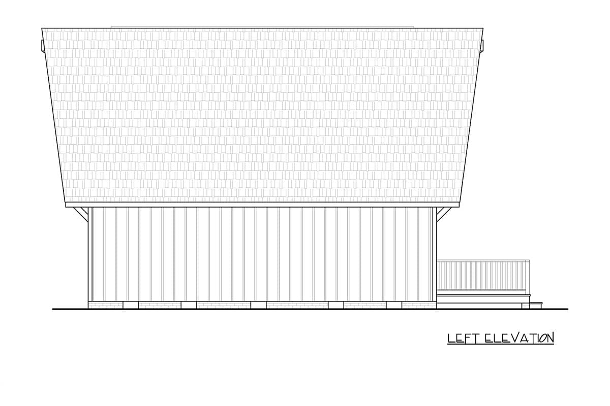Plan 25976GE: Cottage Cabin House Plan with Three Bedrooms - Image #4 - Cabin, Cottage, Mountain, Vacation