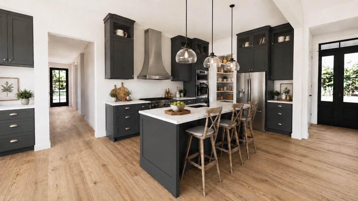 Plan 69925AM: Modern Farmhouse House Plan with Split Bedrooms and Vaulted Office - Image #9 - Country, Farmhouse, Modern Farmhouse, New American, Ranch