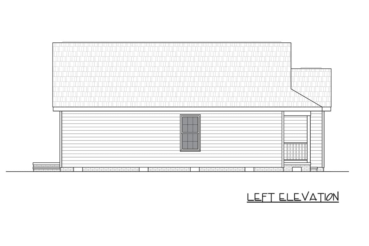 Plan 25982GE: Charming Two-Bedroom Cottage House Plan with Split Bedroom Layout - Image #5 - Cottage, Traditional
