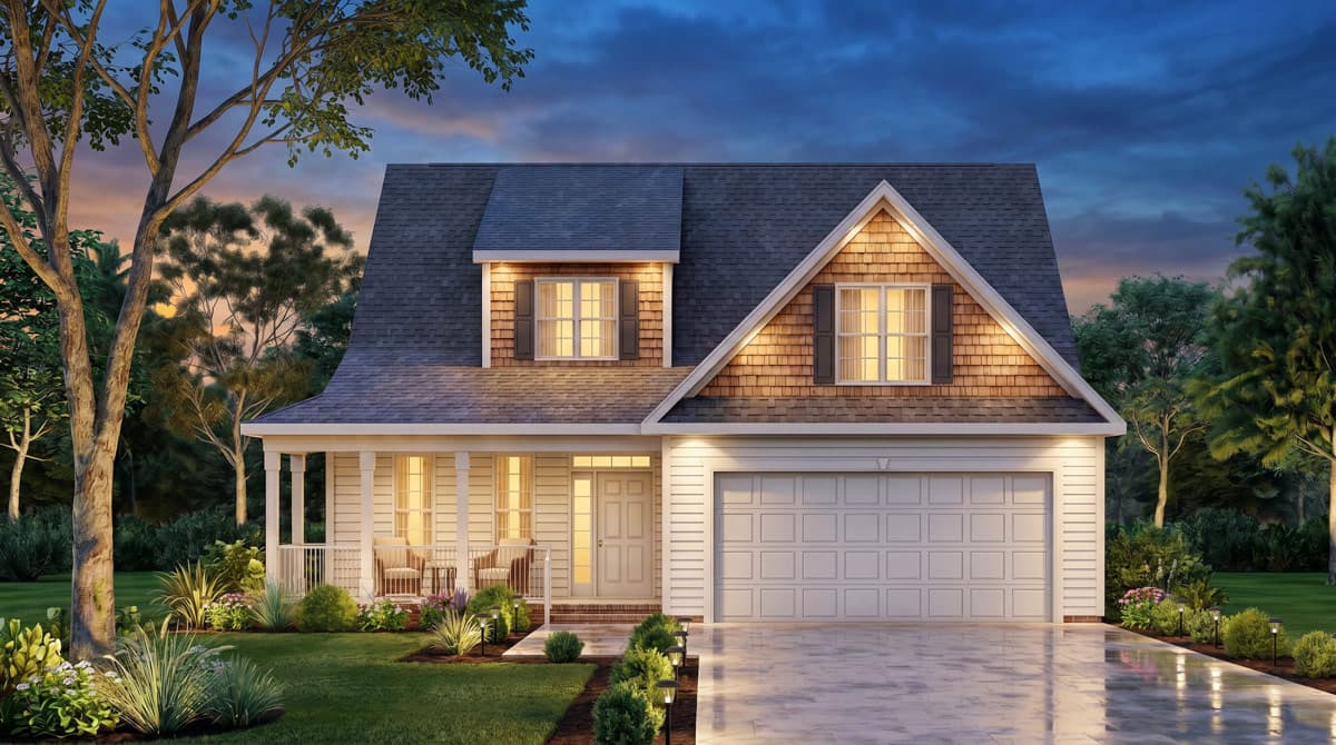 Plan 25984GE: 3-Bedroom Farmhouse Plan with First Floor Primary Suite and Optionally Finished Bonus Room - Image #3 - Craftsman, Farmhouse
