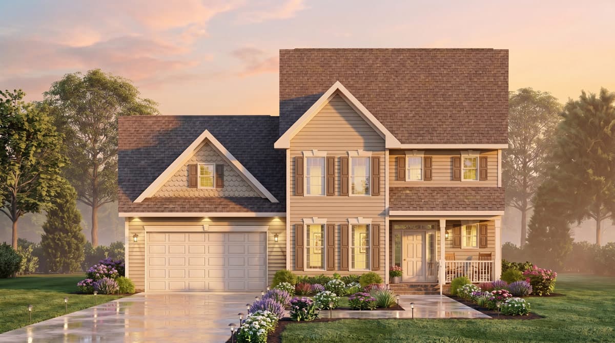 Plan 25986GE: Craftsman House Plan Featuring Three Bedrooms and Main Level Master - Image #2 - Country, Craftsman, Traditional