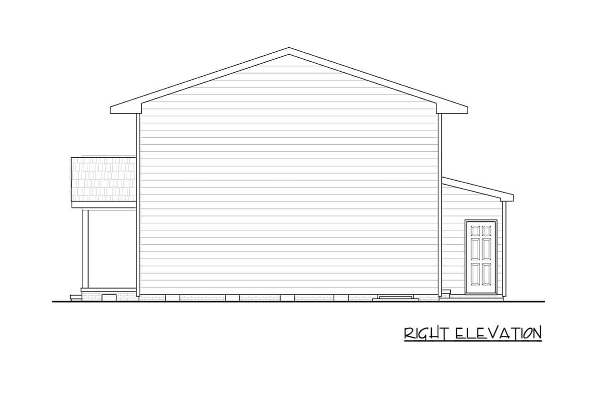 Plan 25990GE: Contemporary Multifamily House Plan with Two Bedrooms and Two Bathrooms - Image #6 - Contemporary, Modern