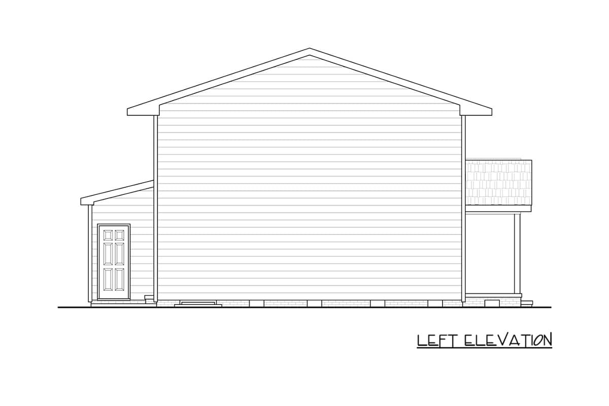 Plan 25990GE: Contemporary Multifamily House Plan with Two Bedrooms and Two Bathrooms - Image #4 - Contemporary, Modern