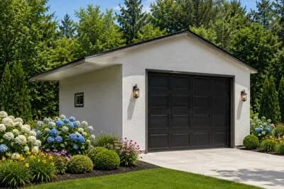Traditional Two Car Detached Garage House Plan