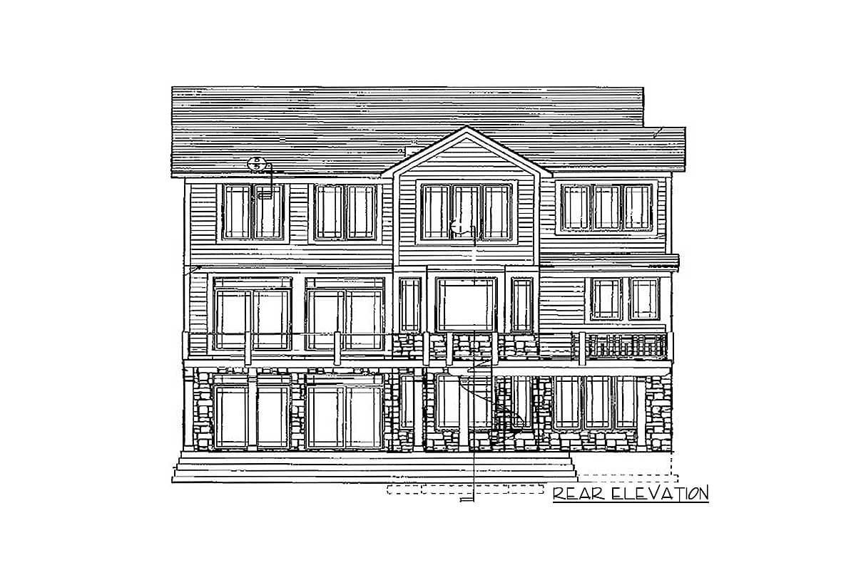Plan 39140ST: Charming Home Plan for a Narrow Lot - Image #7 - Cottage, Craftsman