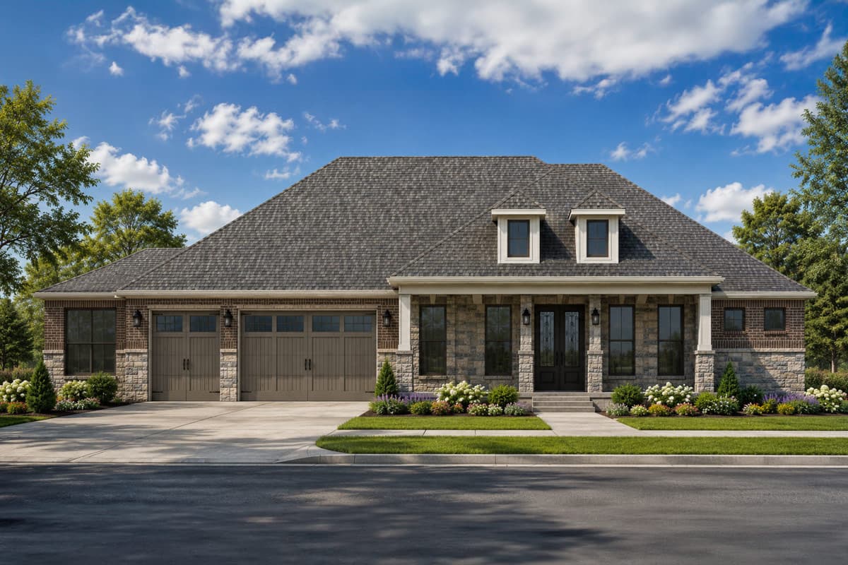 Plan image - 440049PWL:Southern Traditional House Plan with 5 Bedrooms and 3-Car Garage
