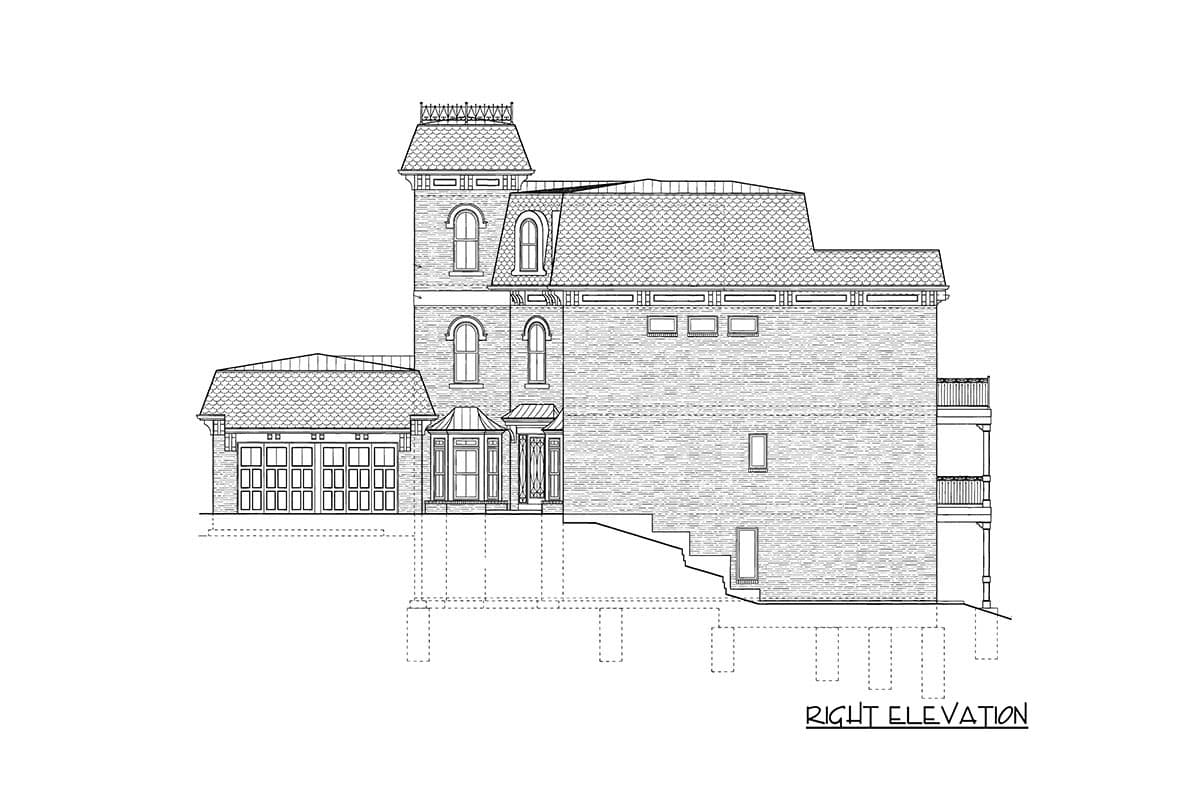 Plan 39144ST: European Retreat with Elevator - Image #14 - European