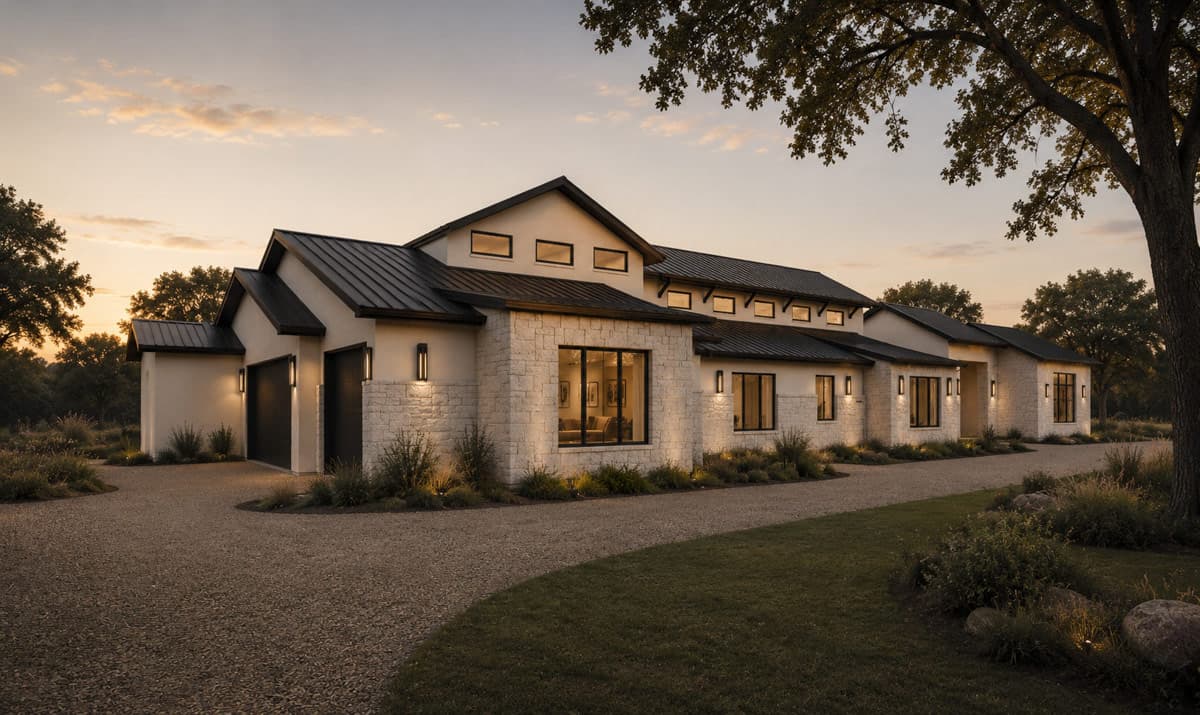 Plan 150021HRP: Contemporary Hill Country House Plan with 5 Bedrooms and 4871 Square Feet - Image #3 - Contemporary, Hill Country, Modern, Transitional