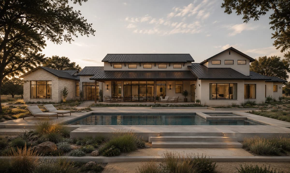 Plan 150021HRP: Contemporary Hill Country House Plan with 5 Bedrooms and 4871 Square Feet - Image #4 - Contemporary, Hill Country, Modern, Transitional