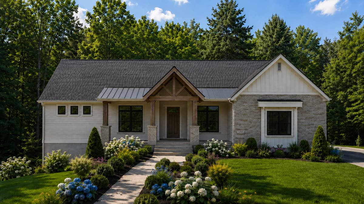Plan 849113PGE: Modern Farmhouse House Plan with 4 Bedrooms and Spacious Layout - Image #2 - Farmhouse, Ranch, Traditional
