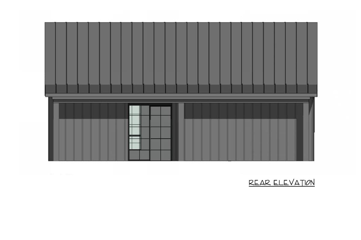 Plan 420199WNT: Cottage House Plan with Two Bedrooms and Vaulted Ceilings - Image #4 - Cottage, Country, Craftsman