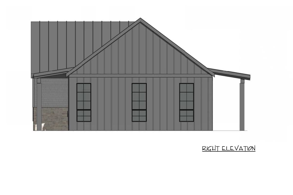 Plan 420199WNT: Cottage House Plan with Two Bedrooms and Vaulted Ceilings - Image #5 - Cottage, Country, Craftsman