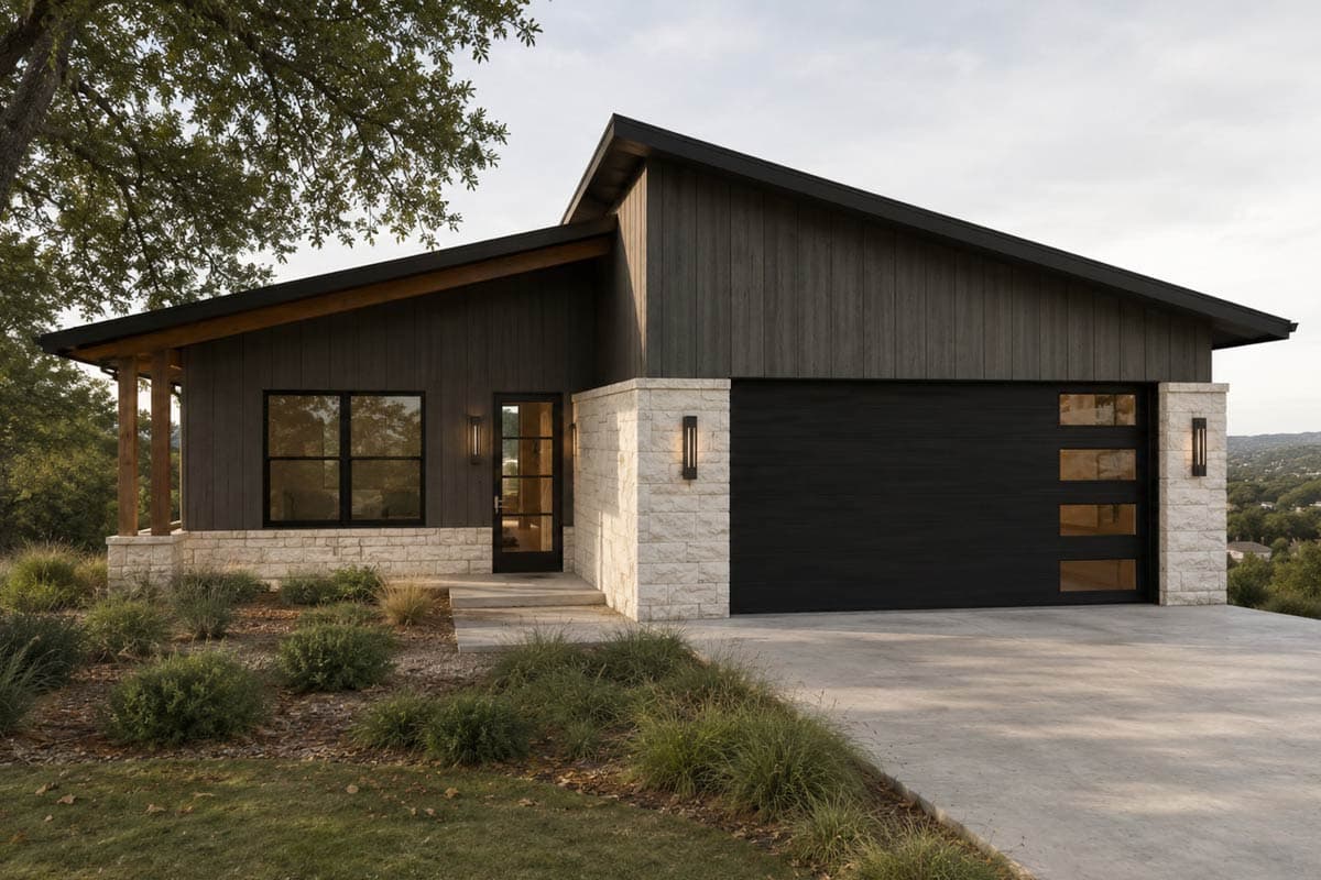 Plan image - 150024HRP:Modern House Plan with 3 Bedrooms and 2-Car Garage