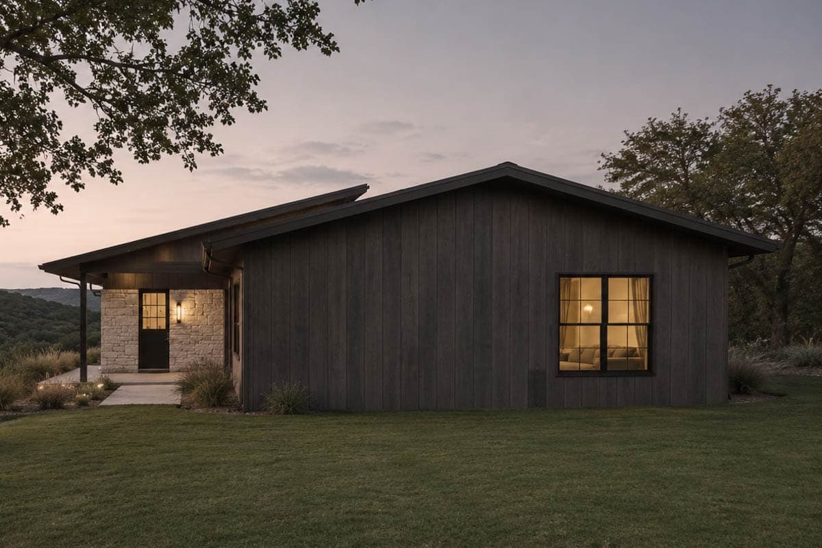 Plan 150024HRP: Modern House Plan with 3 Bedrooms and 2-Car Garage - Image #3 - Modern, Mountain, New American