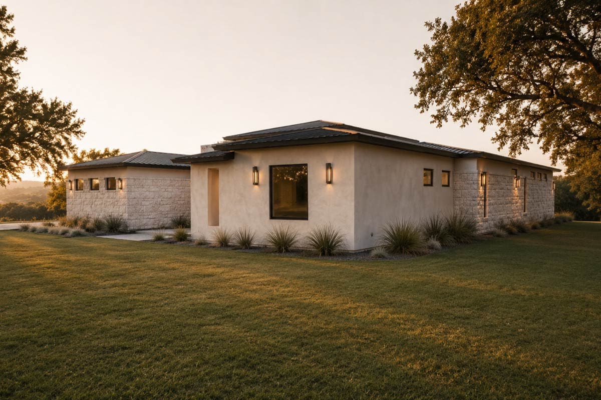 Plan 150026HRP: Modern Hill Country House Plan with Open Living Space and Outdoor Kitchen - Image #6 - Contemporary, Hill Country, Modern, Transitional