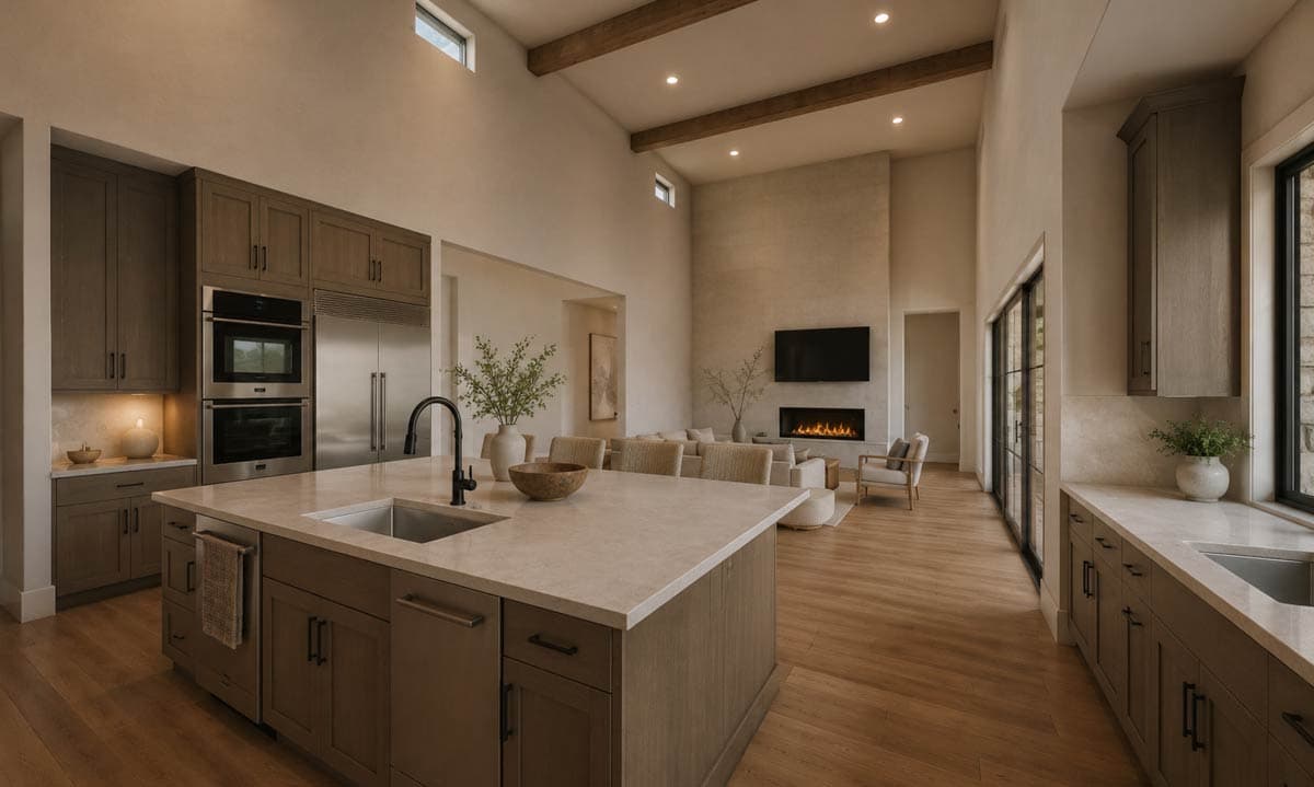 Plan 150027HRP: Contemporary Hill Country House Plan with Four Bedrooms and Three-Car Garage - Image #5 - Contemporary, Hill Country, Modern, Transitional