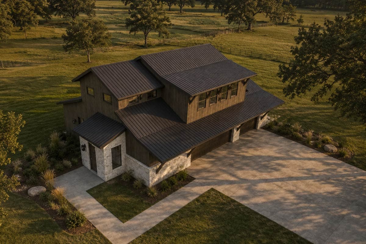 Plan 150029HRP: Rustic Farmhouse Carriage House Plan with Workshop and Three-Car Garage - Image #5 - Country, Farmhouse, Mountain, Ranch, Rustic
