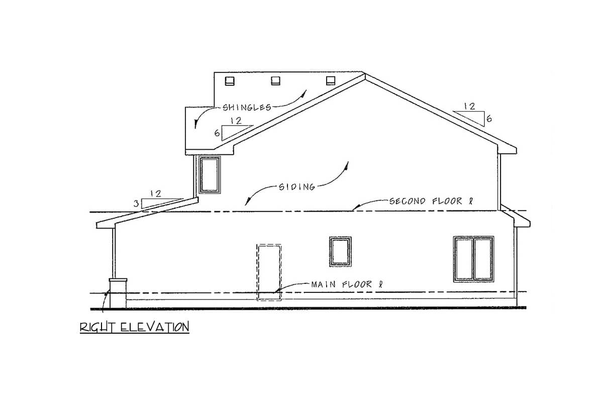 Plan 42771DB: Northwest Traditional Duplex House Plan with Three Bedrooms - Image #5 - Northwest, Traditional