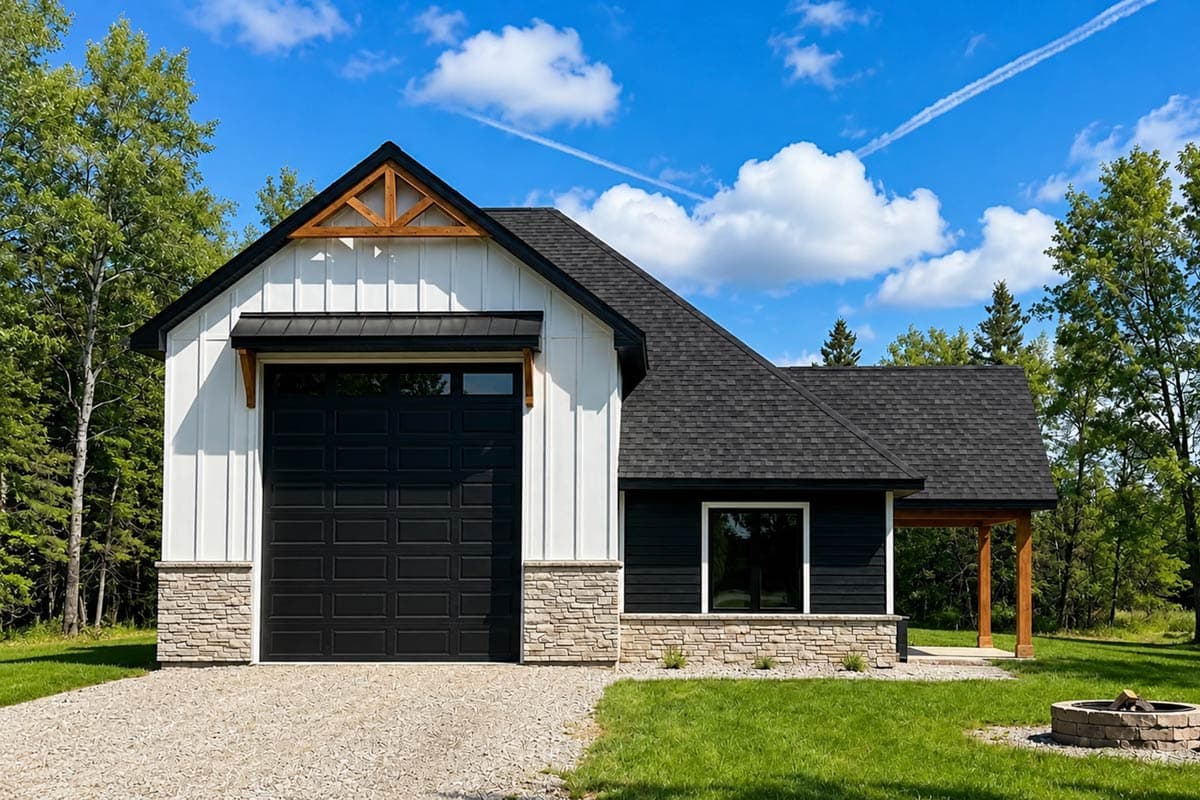 Plan image - 42772DB:Charming Farmhouse Garage Plan Featuring a Spacious RV Garage