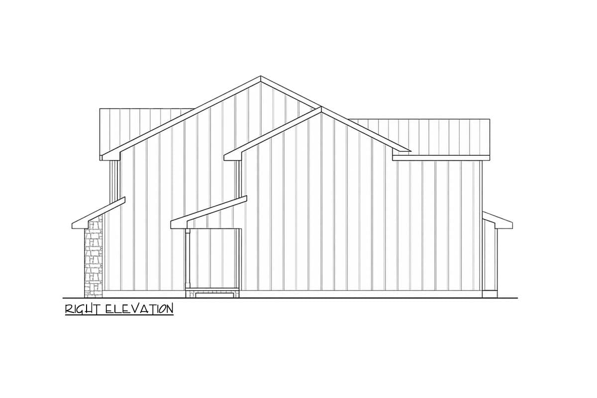 Plan 42773DB: Modern Farmhouse Duplex House Plan with Three Bedrooms and Two-Car Garages - Image #6 - Modern Farmhouse, New American