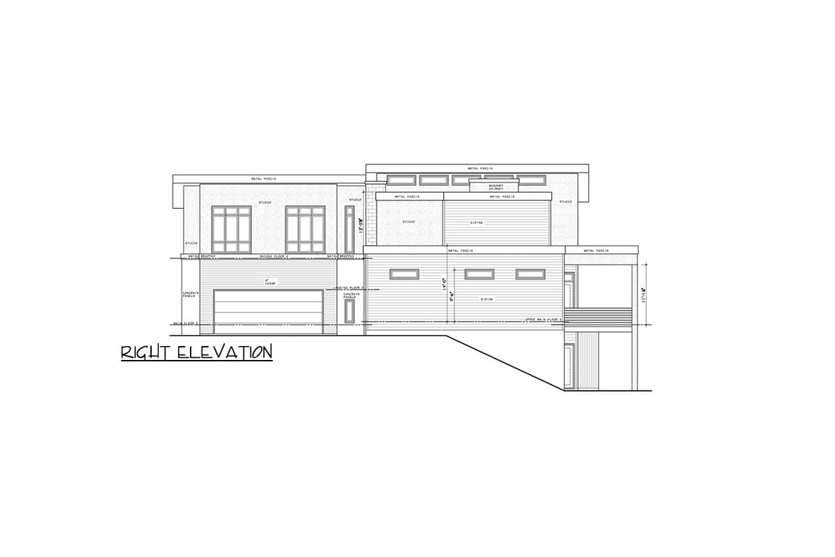 Plan 42776DB: Luxury Contemporary House Plan with 5 Bedrooms and 4-Car Garage - Image #5 - Contemporary, Modern