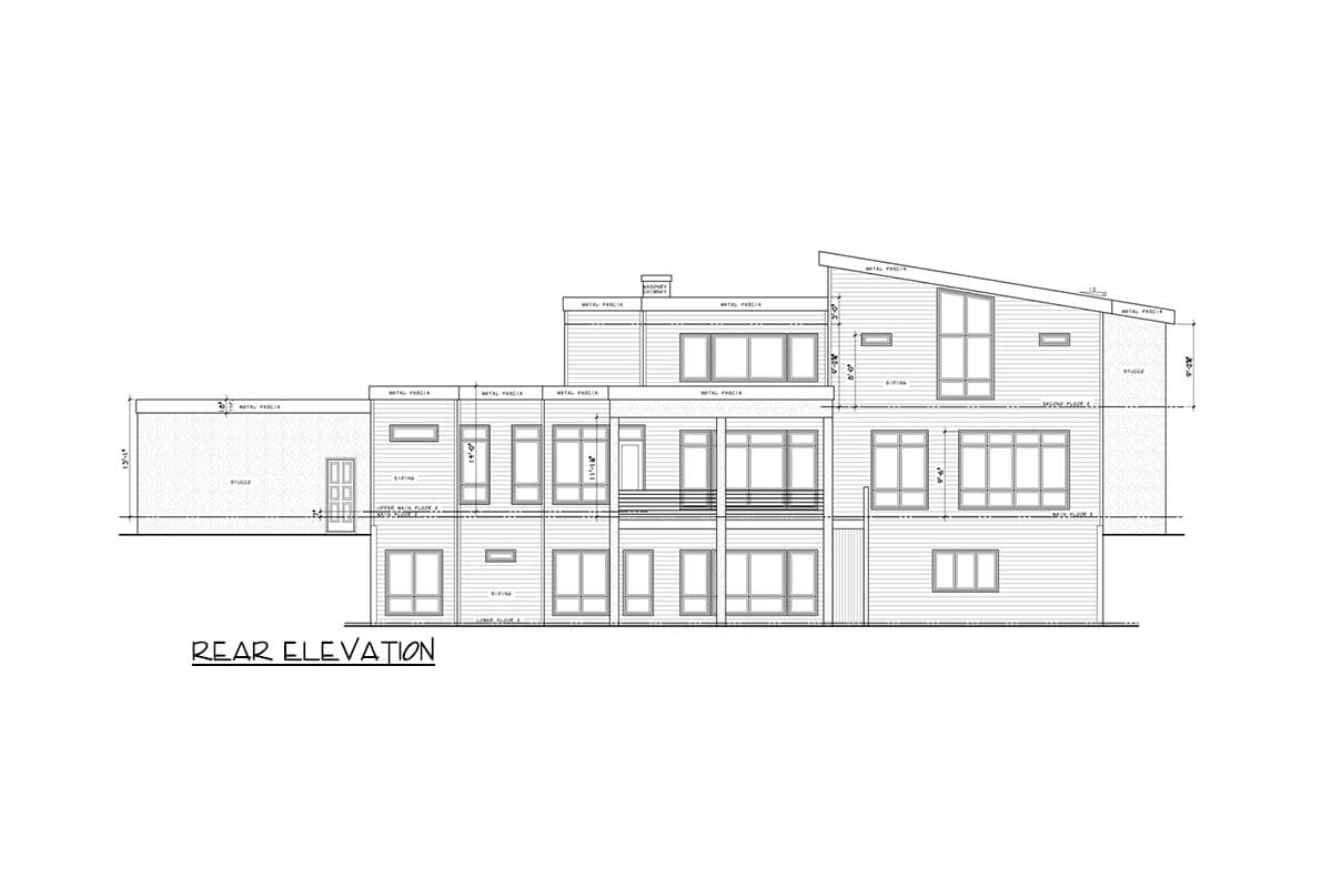 Plan 42776DB: Luxury Contemporary House Plan with 5 Bedrooms and 4-Car Garage - Image #4 - Contemporary, Modern
