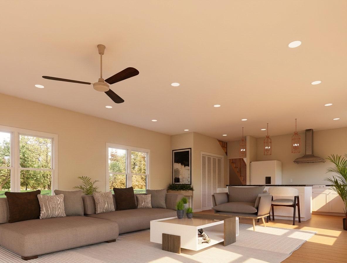 Plan 850045PKE: Modern Farmhouse House Plan with 3 Bedrooms and 1-Car Garage - Image #8 - Farmhouse, Modern Farmhouse