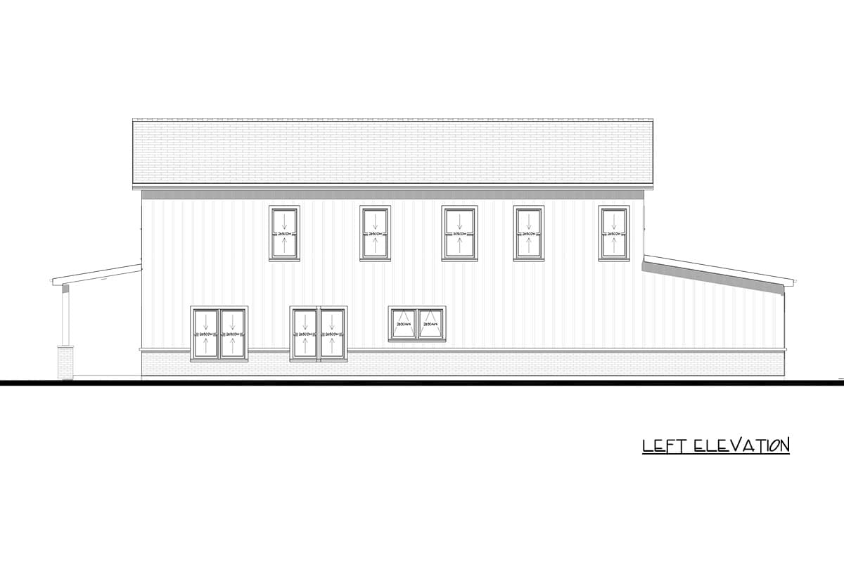 Plan 850045PKE: Modern Farmhouse House Plan with 3 Bedrooms and 1-Car Garage - Image #11 - Farmhouse, Modern Farmhouse