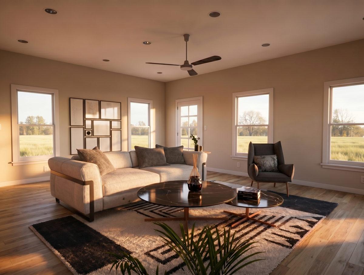 Plan 850046PKE: Modern Farmhouse Barndominium House Plan with Four Bedrooms and Office - Image #6 - Barndominium, Farmhouse, Modern Farmhouse