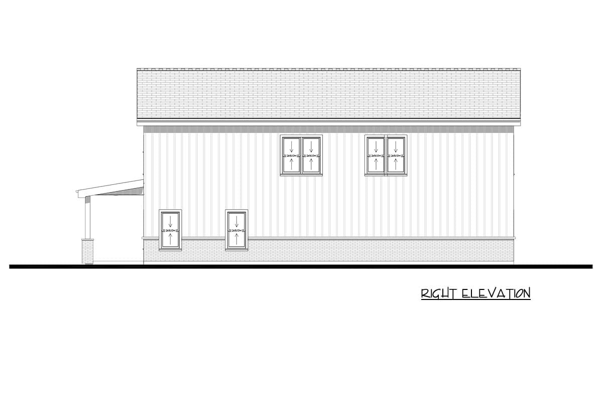Plan 850046PKE: Modern Farmhouse Barndominium House Plan with Four Bedrooms and Office - Image #11 - Barndominium, Farmhouse, Modern Farmhouse