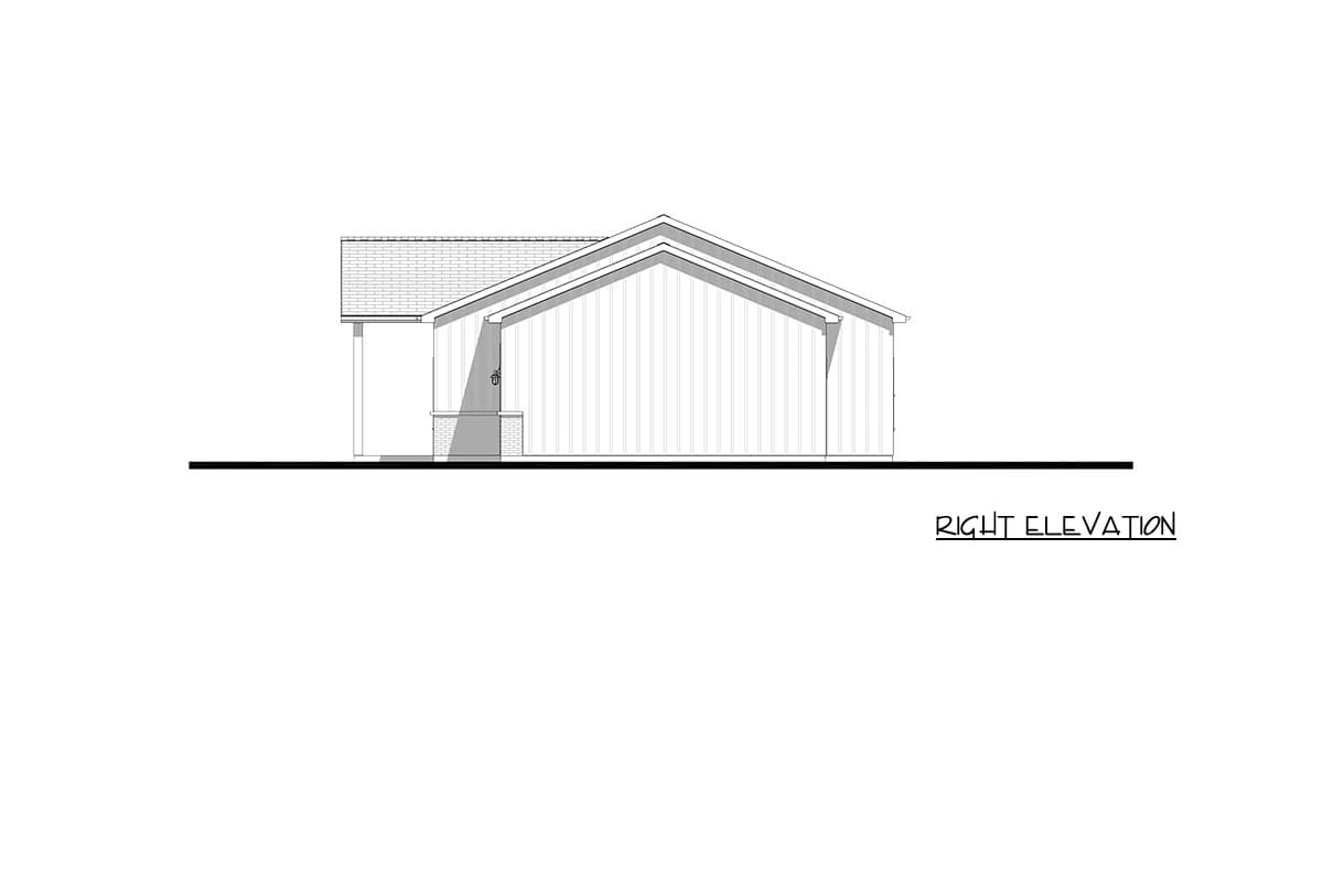 Plan 850049PKE: Barndominium Farmhouse House Plan with 3 Bedrooms and 1632 Square Feet - Image #11 - Barndominium, Contemporary, Craftsman, Modern Farmhouse