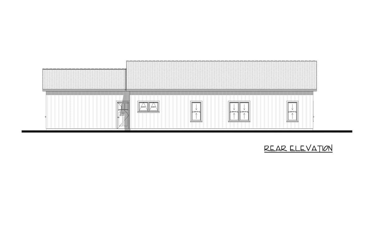 Plan 850049PKE: Barndominium Farmhouse House Plan with 3 Bedrooms and 1632 Square Feet - Image #12 - Barndominium, Contemporary, Craftsman, Modern Farmhouse