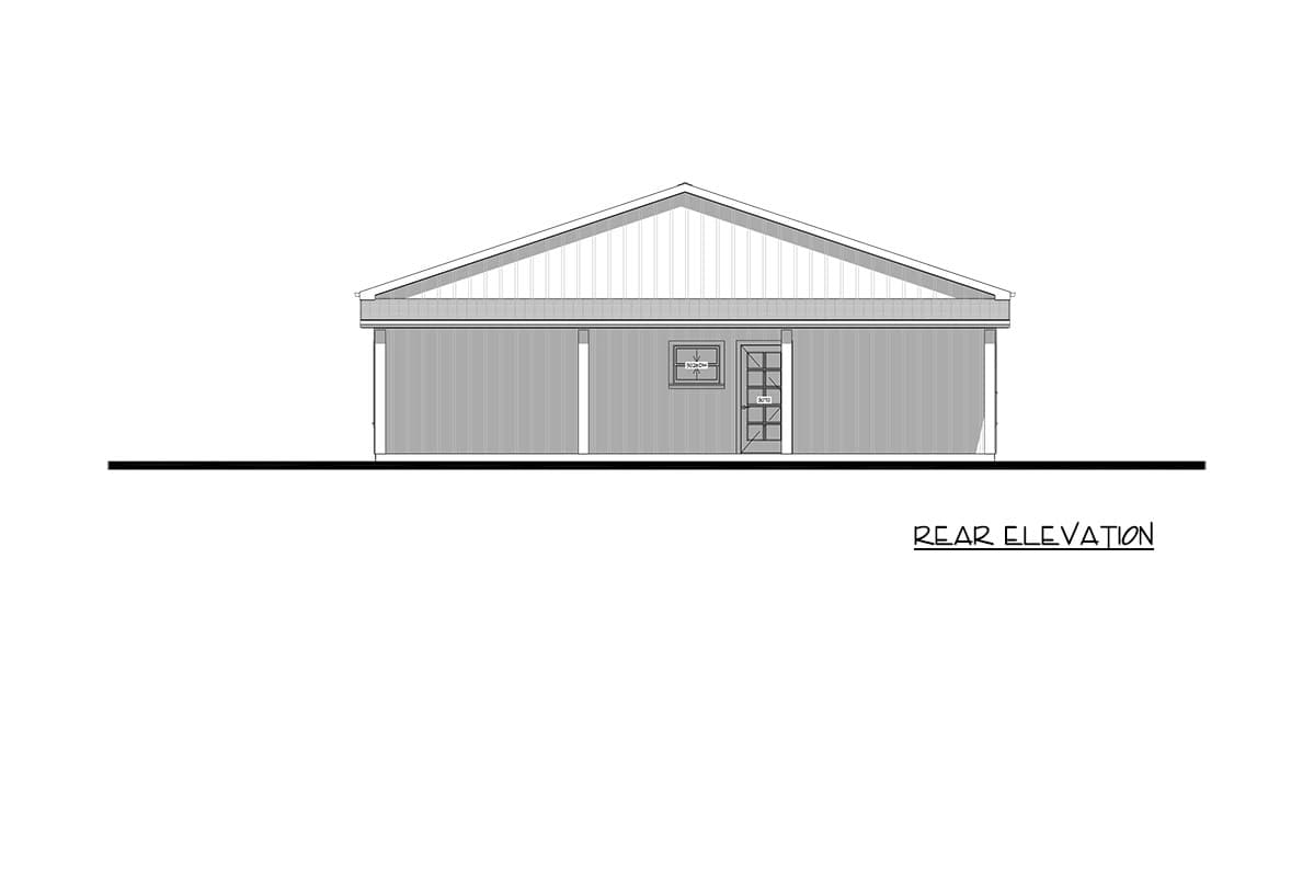 Plan 850050PKE: Three Bedroom Farmhouse House Plan with Expansive Front Porch - Image #10 - Barndominium, Modern Farmhouse, Ranch