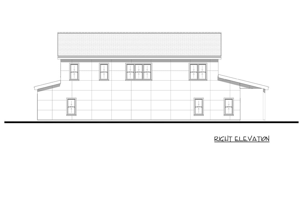 Plan 850052PKE: Modern Three Bedroom House Plan with Two Car Garage and Patio - Image #10 - Contemporary, Modern