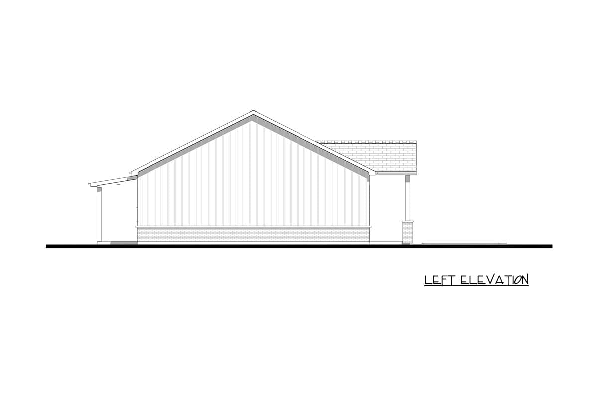 Plan 850053PKE: Modern Barndominium Duplex House Plan with Two Bedrooms and Two Baths - Image #11 - Barndominium, Modern Farmhouse