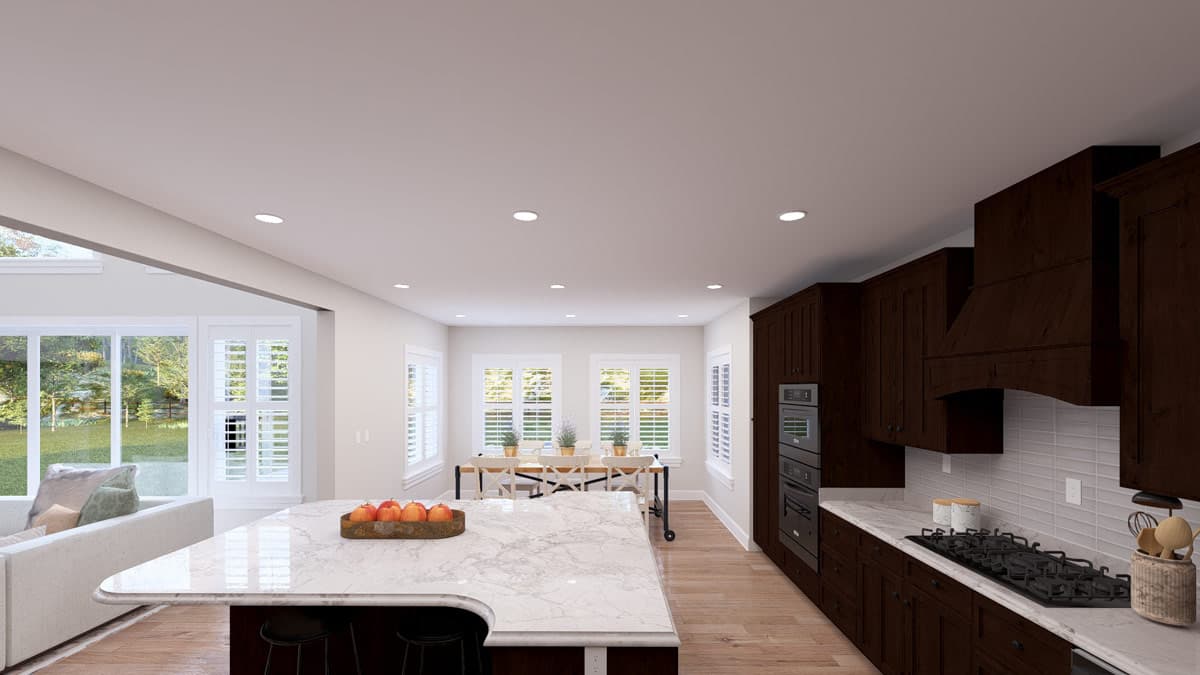 Plan 61761UT: Sprawling 5-Bedroom Traditional House Plan with 4-Car Garage - Image #23 - Country, Craftsman, Traditional