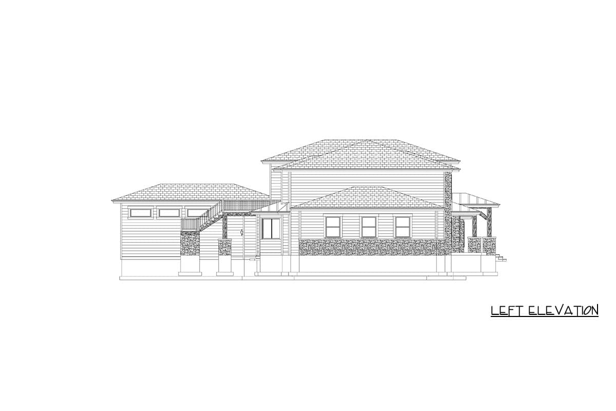 Plan 61761UT: Sprawling 5-Bedroom Traditional House Plan with 4-Car Garage - Image #28 - Country, Craftsman, Traditional