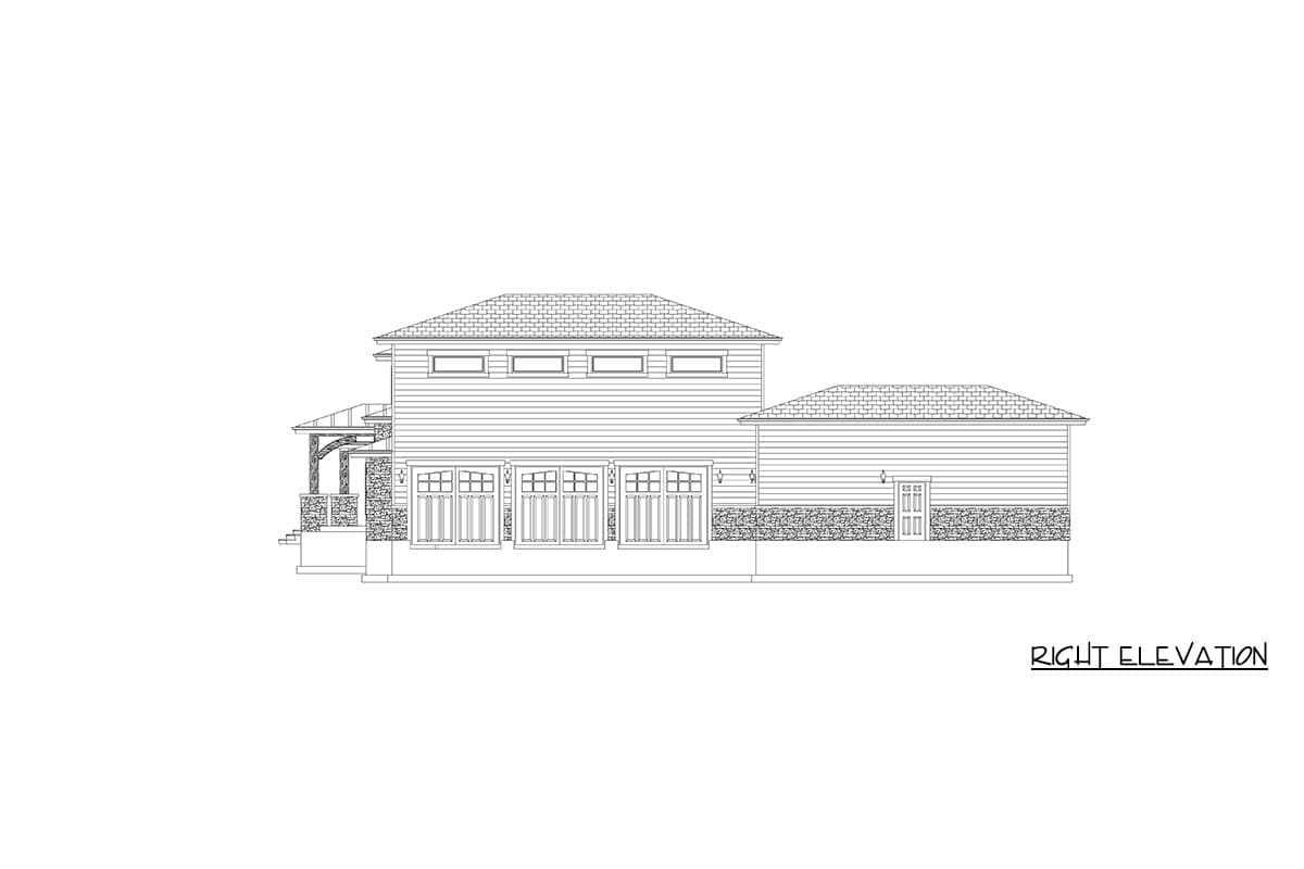 Plan 61761UT: Sprawling 5-Bedroom Traditional House Plan with 4-Car Garage - Image #30 - Country, Craftsman, Traditional